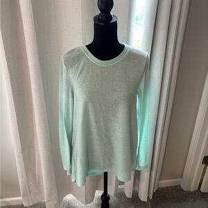 Double Zero Light Green Long Sleeve Top